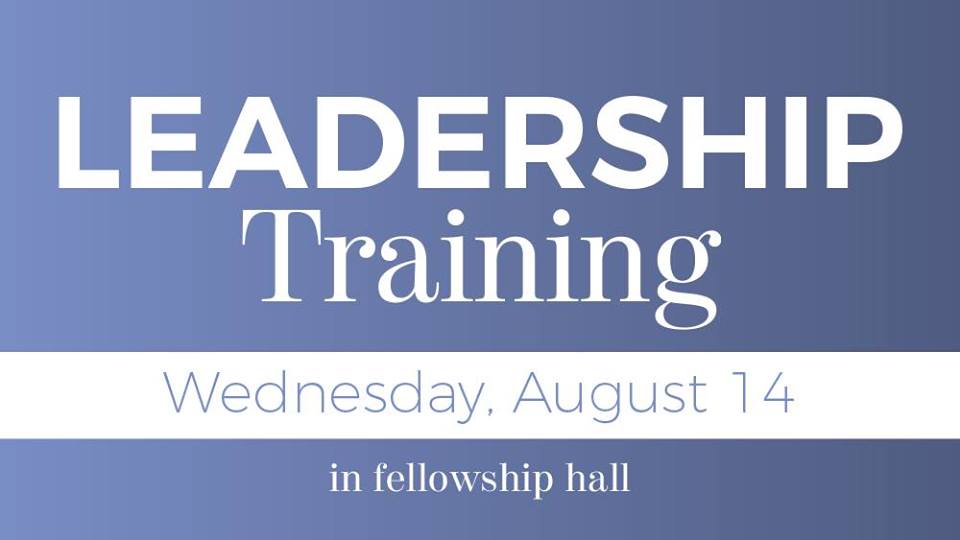 Adult Youth Workers!!! Tomorrow night is dinner and training for all of those in leadership this next year! We are excited to see you and share some new plans for our ministry! See you tomorrow!