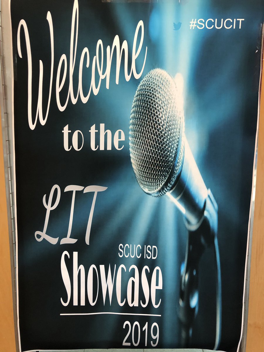 Don’t forget about the LIT poster session in the cafeteria at 8:30am tomorrow! It’s going to be LIT! #scucu19 #scuc #scucit <a href="/SCUCISD/">SchertzCiboloUC ISD</a>