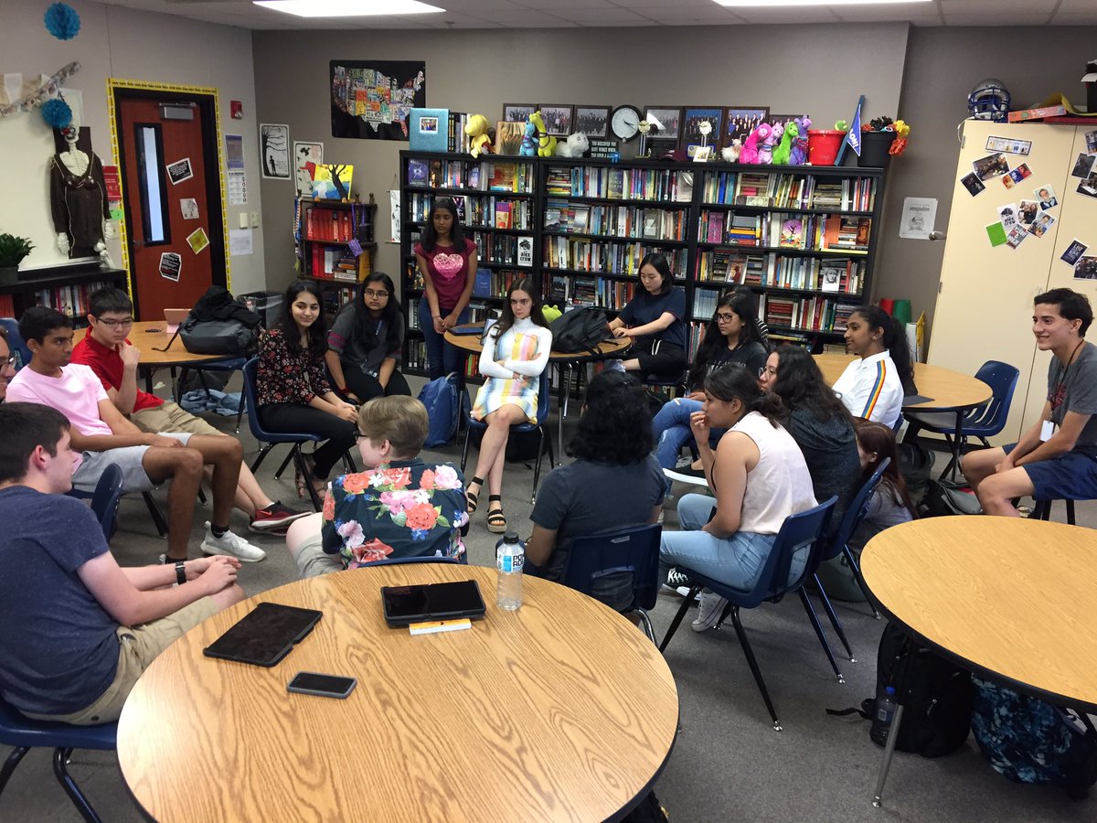 mrs_friend's tweet photo. #todayathhs your @HebronAcDec team teaches each other, introduces new friends, and strategizes for success! #letsdothis #goingforgold #badhashtags https://t.co/UovYYijHmo