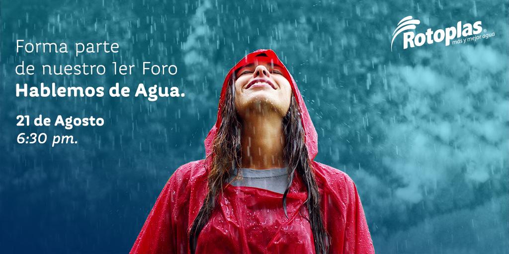 RotoplasMexico's tweet photo. Sé parte de nuestra historia y no te pierdas nuestro primer foro titulado ‘Hablemos de Agua’,  donde diferentes expertos intercambiarán ideas y reflexiones sobre el tema. ¡Regístrate ya! https://t.co/uJ4hVj5JRG (cupo limitado). https://t.co/JH5pBu0yq3