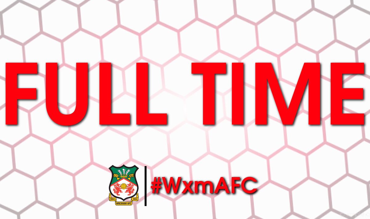 FULL TIME - <a href="/Wrexham_AFC/">Wrexham AFC</a> 1-0 <a href="/FCHTOnline/">FC Halifax Town</a> 

10 men Wrexham get all three points with Harris netting the winner!

🔴⚪️ #WxmAFC
