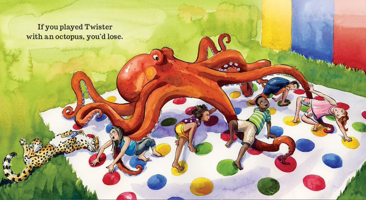 Would you win a game of Twister with an octopus? Our new fall title, If You Played Hide-and-Seek with a Chameleon, is perfect for reluctant readers who won't be able to resist the goofy sports competitions, Team Kid vs. Team Animal. dawnpub.com/team-kid-versu…