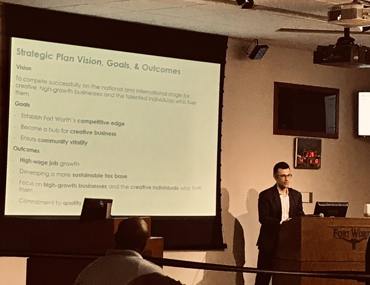 Great to have the <a href="/TIPStrategies/">TIP Strategies</a> team presenting the Economic Development Strategic Plan 18 Month Progress Update to <a href="/CityofFortWorth/">City of Fort Worth</a> Mayor &amp; Council.