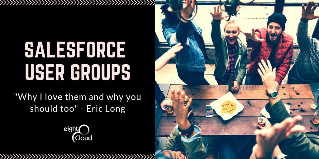 eightCloud8's tweet photo. We think user group meetings are a great way to connect and learn from others. Here is what eightCloud's Eric Long had to say about his most recent experience @Forcelandia. https://t.co/FOxZBDaHod #Forcelandia19 #Salesforceusergroups https://t.co/i7XYjJSmio