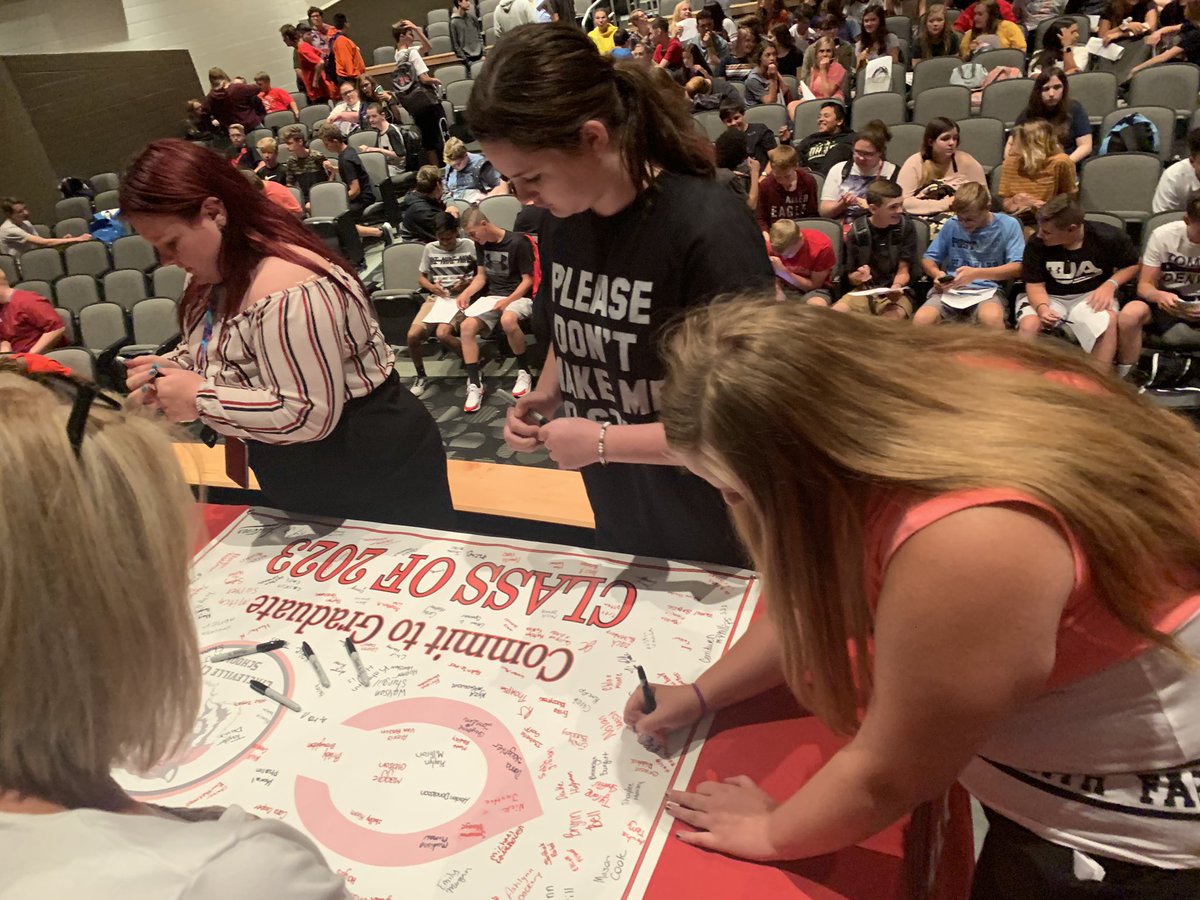CHSTigerPride's tweet photo. What an amazing start to our school year today with our freshmen! Very excited to Welcome the Class of 2023!!! Special thanks to our guest Mr. Mike Dillon from @Jostens and all the teachers and students who helped make today great!! #Commit2Graduate #TigerPride https://t.co/h03W6zGl4q