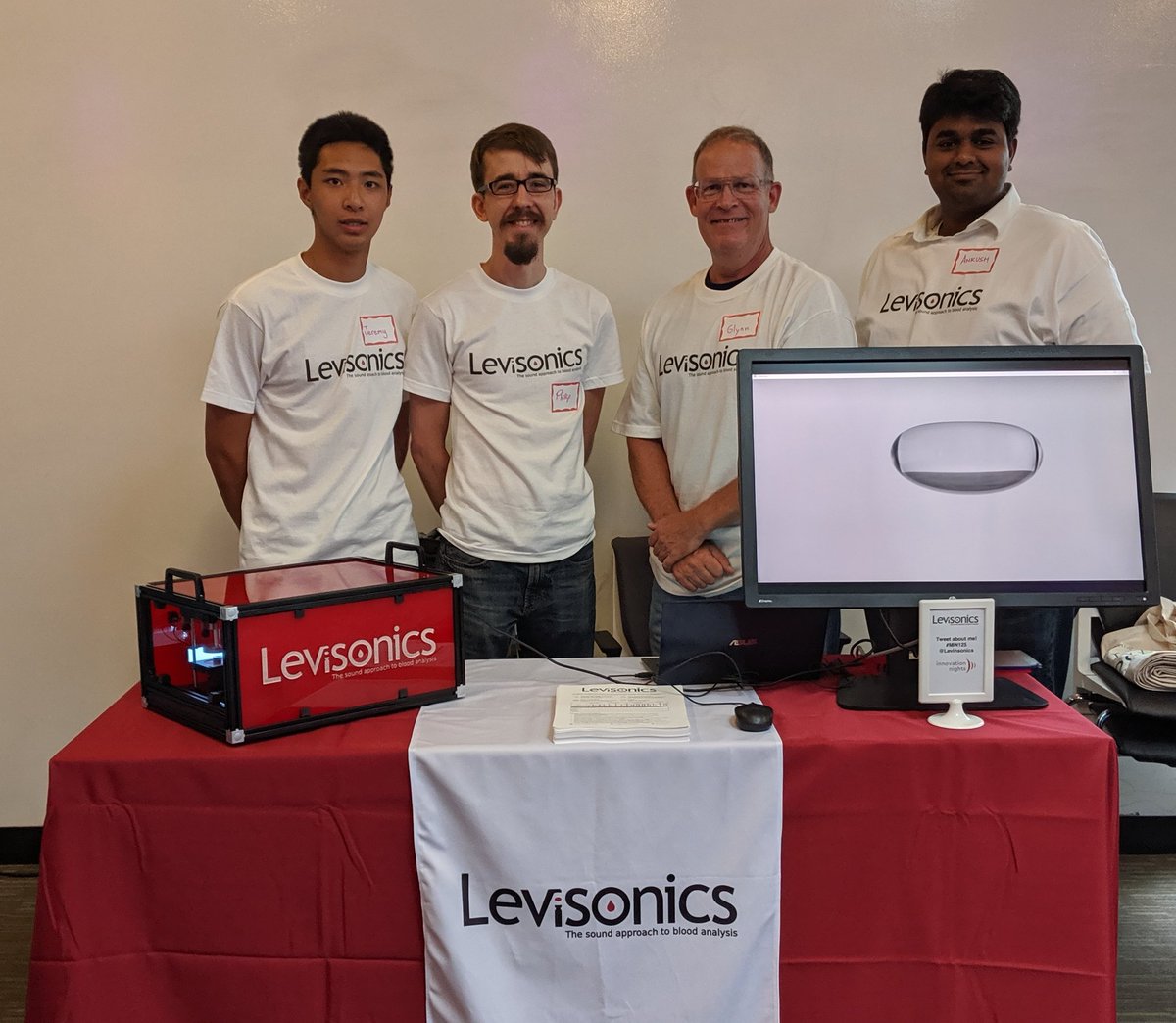 Levisonics's tweet photo. We're all set up in the lobby. Come see us at #MIN125 starting at 6! https://t.co/iG25gC0G2o