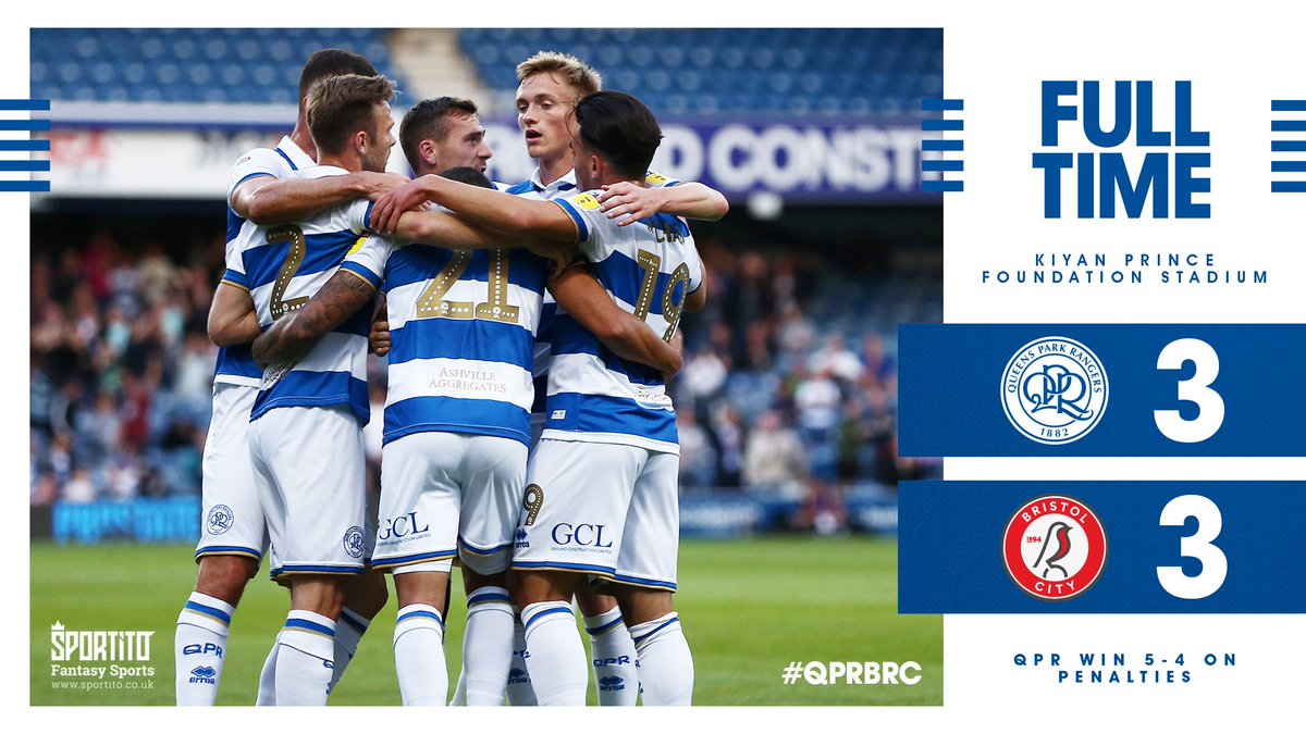 QPR's tweet image. ✅ Wright MISSES for #BristolCity! 

Rangers progress 5️⃣-4️⃣ on penalties! 

#QPR ✅✅✅❌❌✅✅ 
#BRC ❌✅✅❌✅✅❌

#QPRBRC