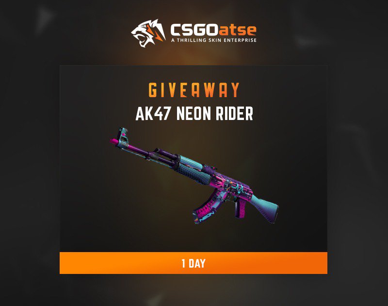 CSGOatsecom's tweet photo. 🔥CSGO ITEM GIVEAWAY🔥

Requirements:
✅Like
✅Follow
✅Retweet
✅Be registered on (https://t.co/koK9V59Qsc)

Good luck! https://t.co/jo95lhgyqm