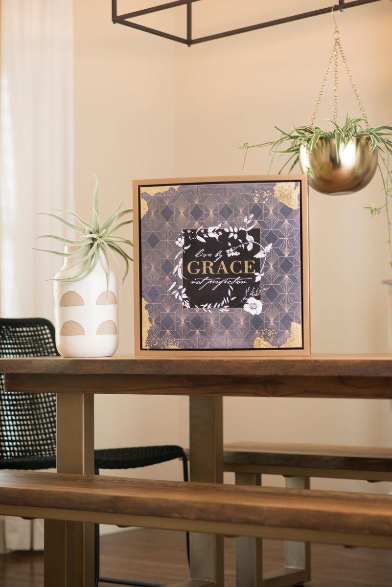 Carpentree's tweet photo. Introducing our NEW Modern Metallics Collection! Touched with gold leaf and framed in a gold frame, these framed canvases are positive words to bless, encourage, and inspire... https://t.co/npYUEIuufh