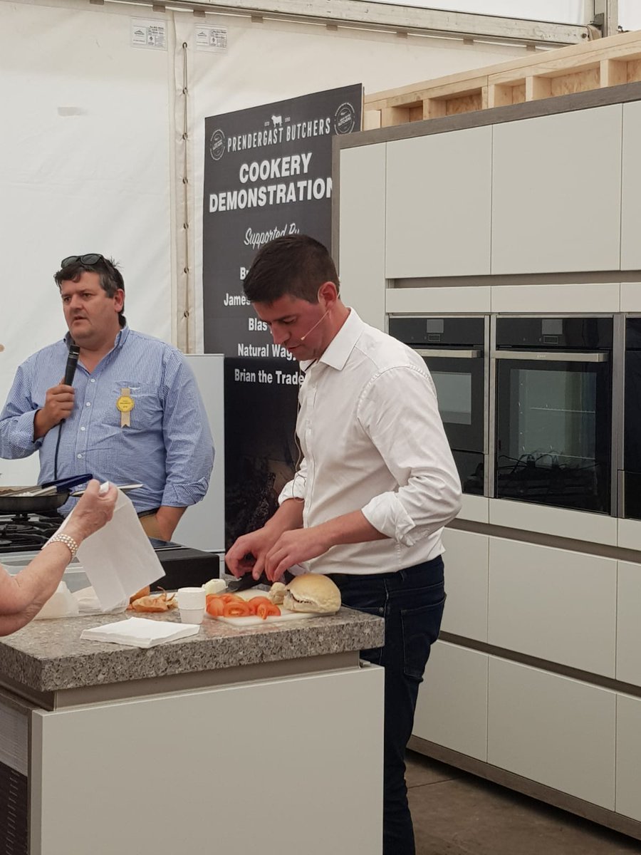 NaturalWagyu's tweet photo. @PembsCountyShow showing off our meat today. #wagyu #grassfed #burger #PrendergastButchers https://t.co/hNM4oFKotK