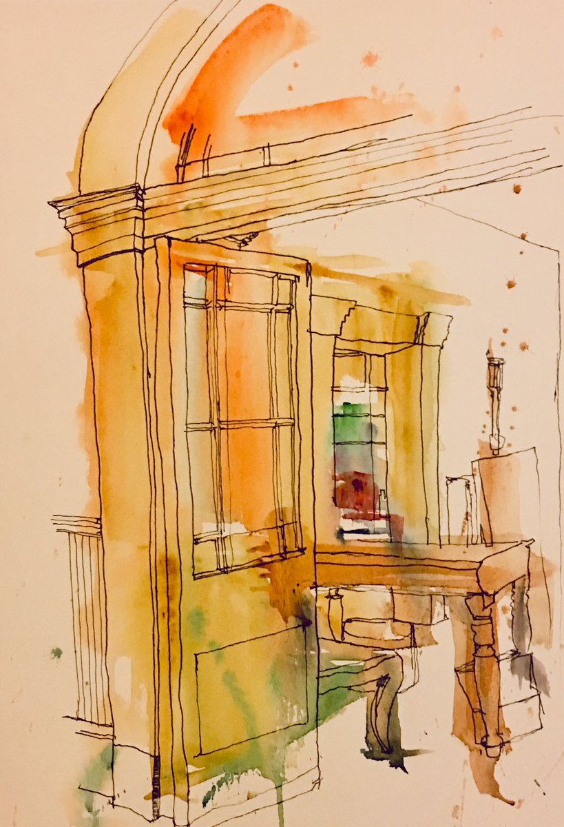 LizAckerleyArt's tweet photo. Stages of a #ColourFirst sketch demo at my drawing workshop @GaskellsHouse last Friday https://t.co/ipdm0QL4TJ