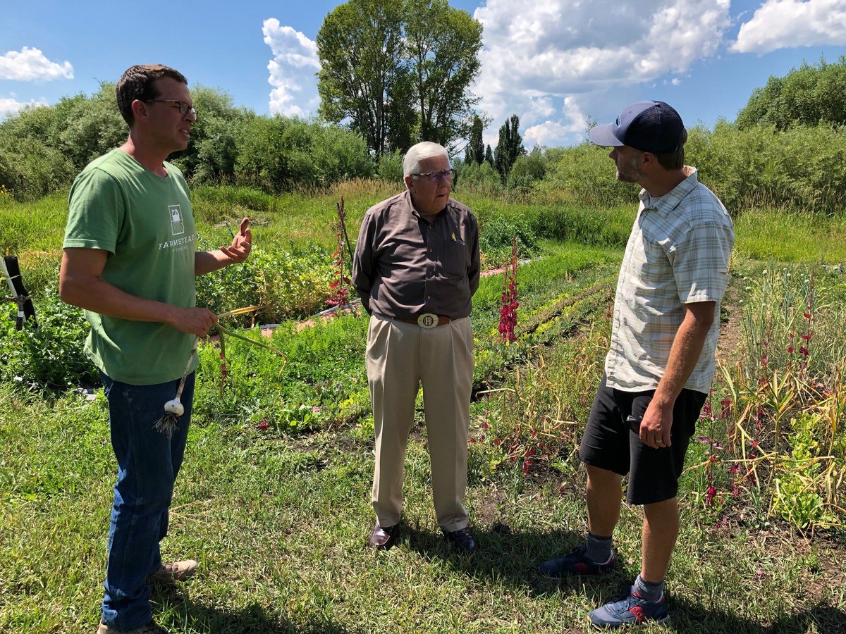 SenatorEnzi's tweet image. Last week I toured local businesses in Jackson that are up to exciting things! I met with scientists from @Extherid, the owners of Brewhouse Coffee &amp;amp; StillWest, along with Farmstead cidery. These folks are a great representation of entrepreneurial spirit and innovation in Wyo.