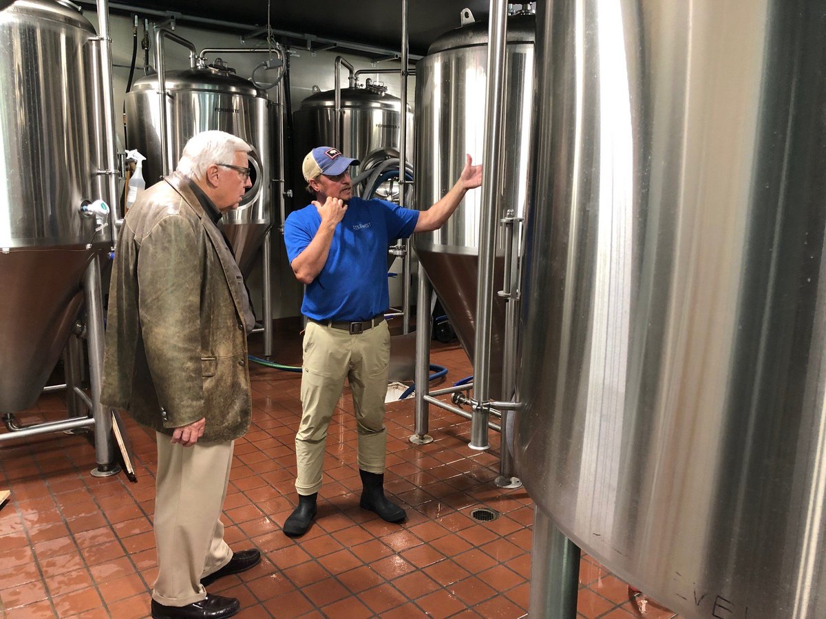 SenatorEnzi's tweet image. Last week I toured local businesses in Jackson that are up to exciting things! I met with scientists from @Extherid, the owners of Brewhouse Coffee &amp;amp; StillWest, along with Farmstead cidery. These folks are a great representation of entrepreneurial spirit and innovation in Wyo.