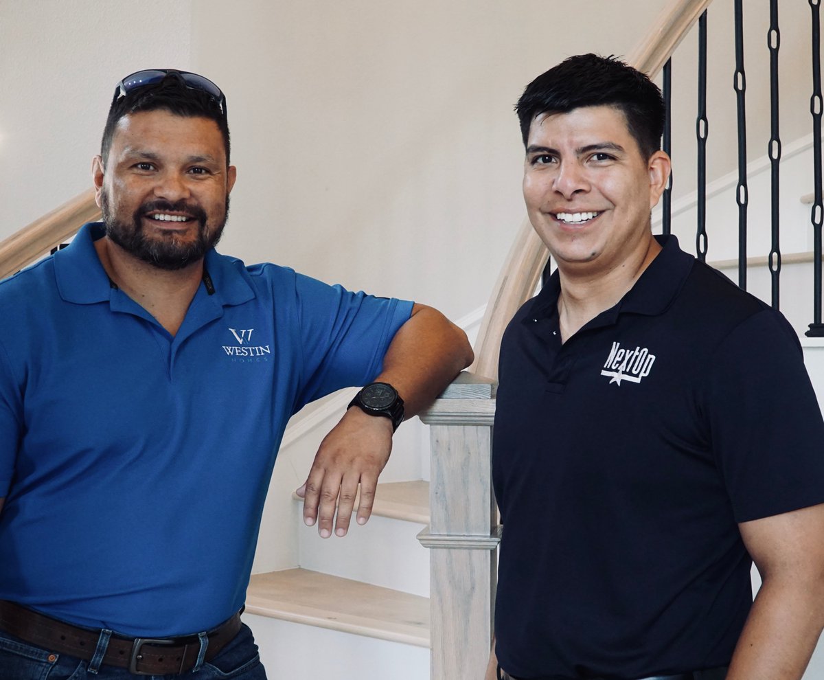 nextopvetsinc's tweet photo. Yesterday @nextopvetsinc caught up with our alumni Luis Cardenas, Marine Veteran, to see how things were going with his new career at Westin Homes. Be on the lookout for Luis’ success video. #employment #veterans #NextOp https://t.co/weScelECSG