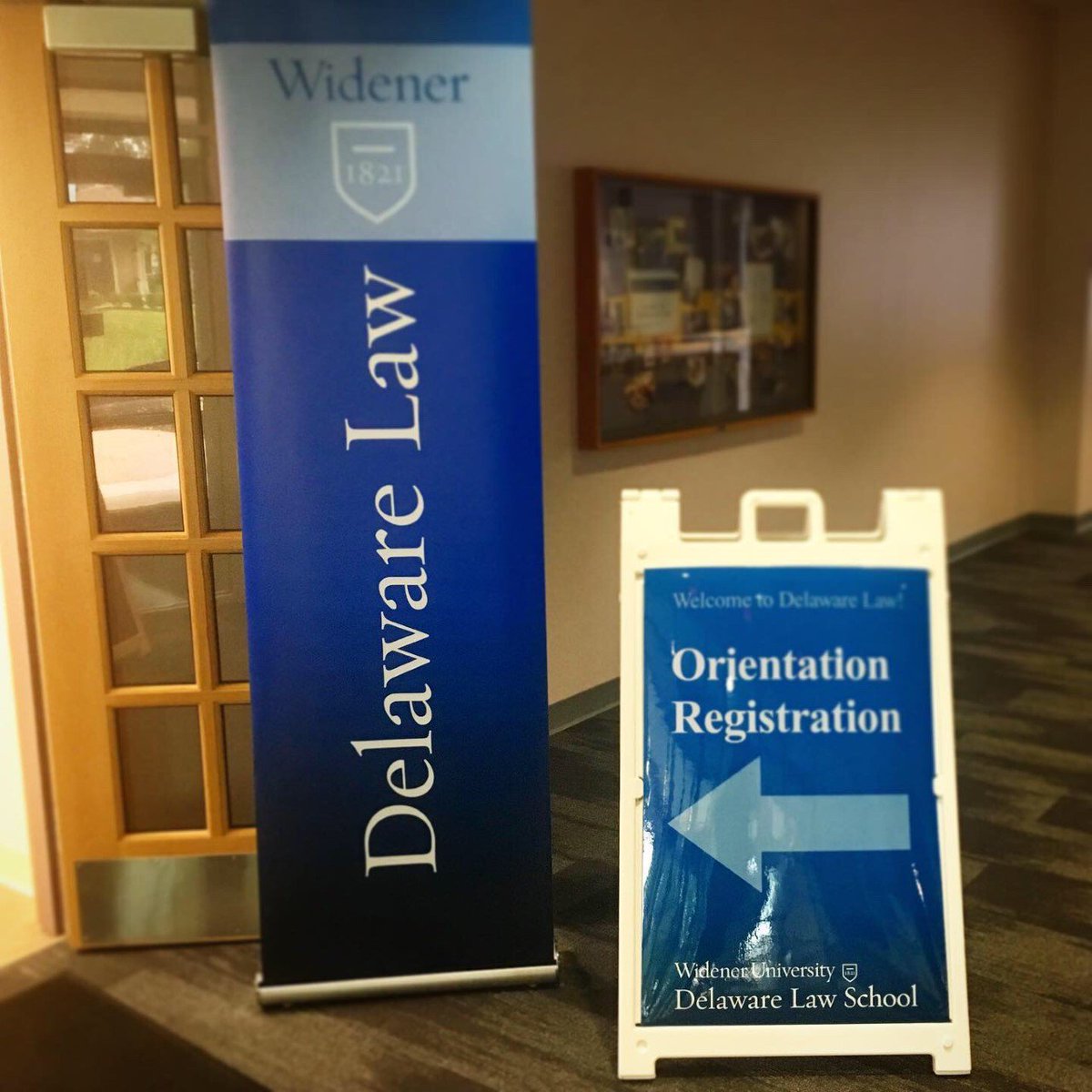 DELawSchool's tweet photo. Welcome 1Ls! 🎉 We are thrilled to welcome the newest members of our DE Law community to campus for Orientation! #delawarelaw #delawarelawschool #delaw #widener #lawschool #lawstudent #firstyearlawstudent #futurelawyer https://t.co/77sV6PbqiE