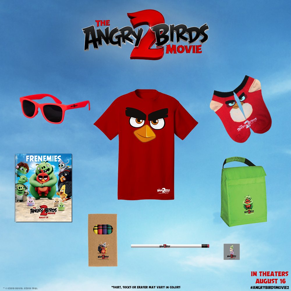RubidouxDriveIn's tweet photo. This Friday, frenemies take flight! Follow the link below for a chance to win an #AngryBirdsMovie2 prize pack!

Details &amp; enter: https://t.co/ODmGytXB10 https://t.co/UpMNYItw49
