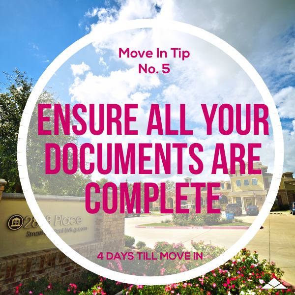 2818Place's tweet photo. 4 more days until move in day! Make sure that you have completed and signed all your paperwork needed before you are able to receive your keys. If you feel unsure if you have, or have any questions don't be afraid to call the front office. https://t.co/oNRuVpqUlx