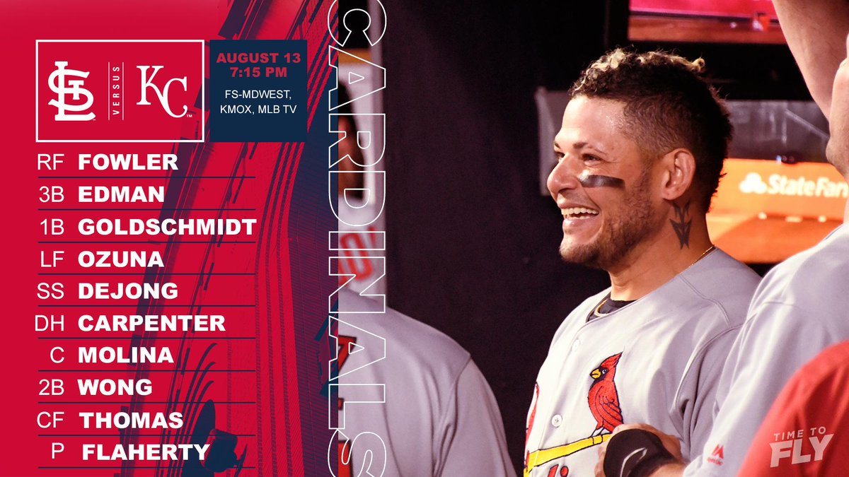 Cardinals's tweet photo. Yadi is back! 🐐

⚾️ https://t.co/H7aNT7xjAc https://t.co/kerfmq8N9W