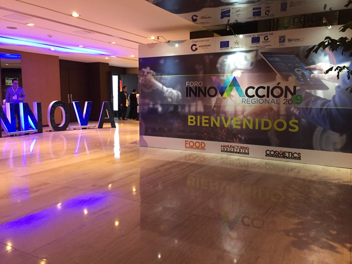 UEGuatemala's tweet photo. ¡Inicia el Foro Regional #Innovacción con el apoyo de los Programas @MipymesC y #ALInvest de la #UE! https://t.co/ksBrmQIocy