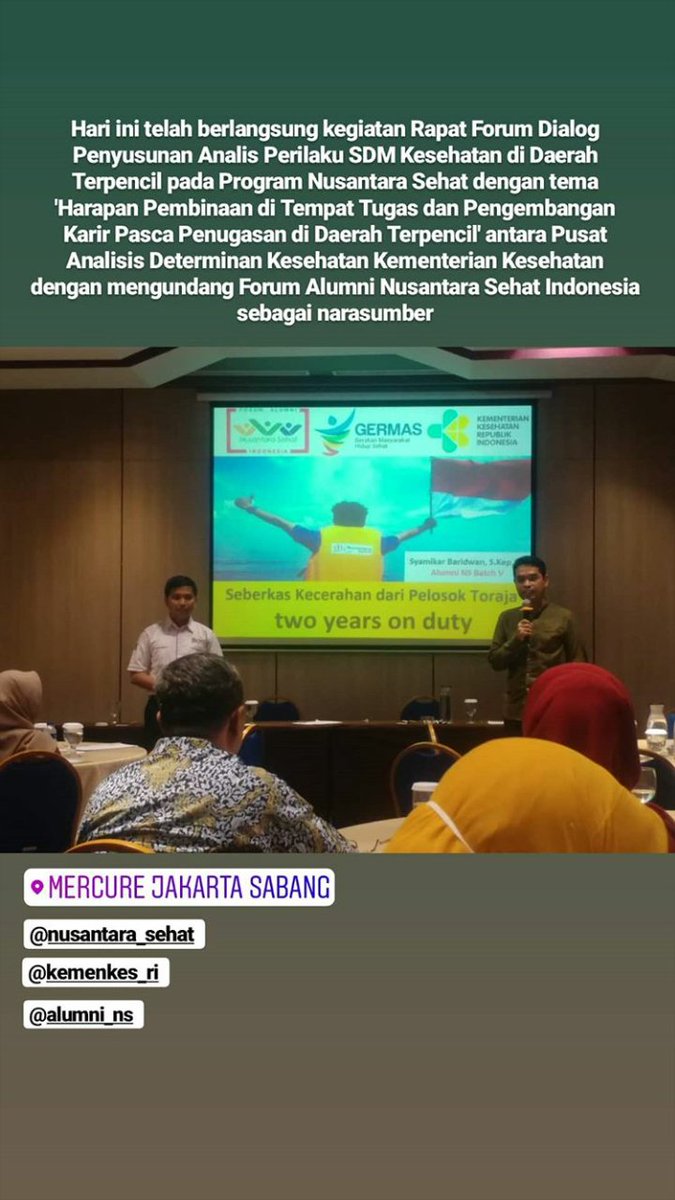 alumni_NS's tweet photo. Fansid telah memberikan paparan mengenai Harapan Pembinaan di Tempat Tugas &amp; Pengembangan Karir Pasca Penugasan di Daerah Terpencil pada 13 Agustus 2019. Kegiatan ini berlangsung pada 12 -14 Agustus 2019 https://t.co/U9FiaxLQwH