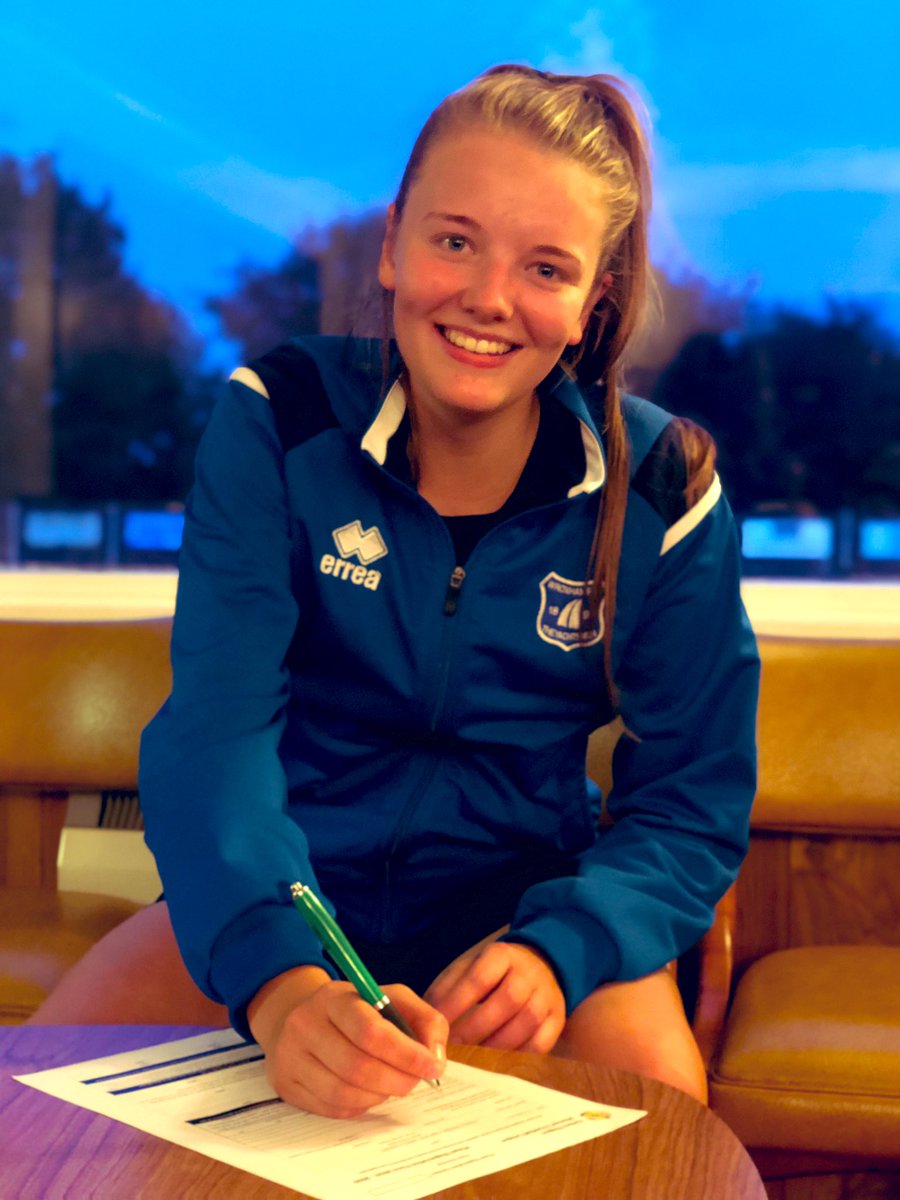 WroxhamWomen's tweet photo. Speaking about signing, Cal said: 

“After a great pre-season with Wroxham I’m excited to challenge myself and push for experience in the Eastern Region Premier Division.” #Ahoy #WelcomeCal https://t.co/SSgg3XSnAj