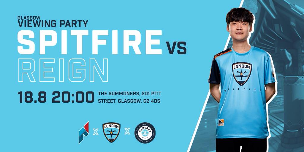 SummeronsThe's tweet photo. #thesummoners  showing the spitfire matches again this coming Sunday with some more amazing merch to give away.
Come down to see if our boys can do it again

Grab a drink and seat for some amazing plays

@Spitfire @Hanger9 @theNUEL 
#cleartheskies
#aceshigh https://t.co/gCXgEj6d0p