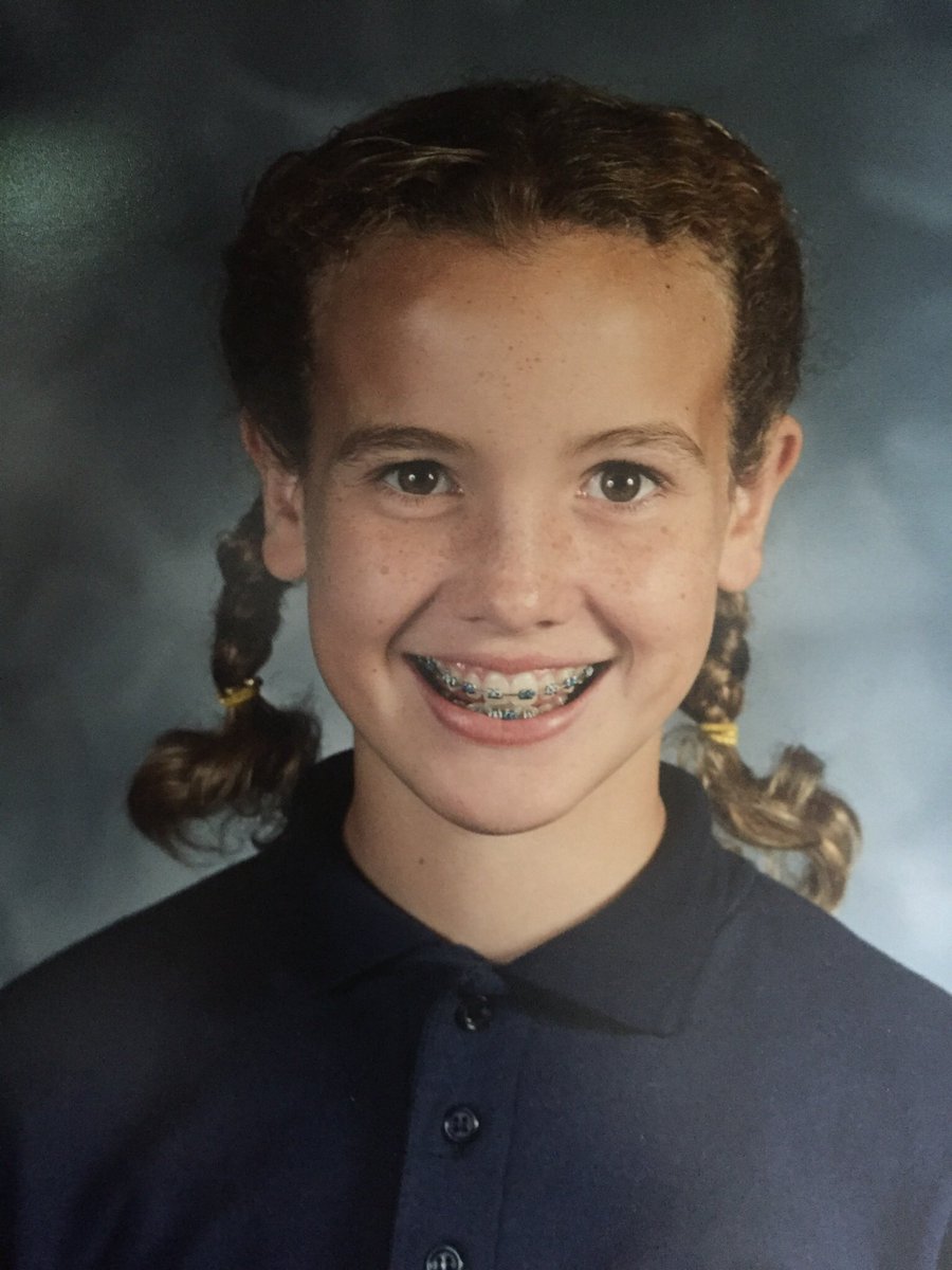 SaraColyer's tweet photo. Happy #FirstDayofSchool Eve, y’all! Sharing these gems now so we can all fully appreciate 4 of my 30 #awkwardstage years. https://t.co/PnPiGVlbXE