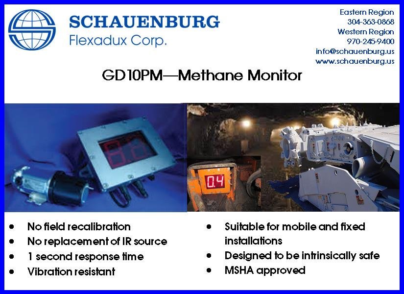 SchauenburgFlex's tweet photo. In need of methane monitoring underground.  Check out the Schauenburg GD10 Methane Monitor.  Feel free to speak to an industrial specialist (304-363-0868 WV / 970-245-9400 CO) end and email (info@schauenburg.us) or visit us online (https://t.co/k1jSoe4vbC). https://t.co/GywN70aJ9O