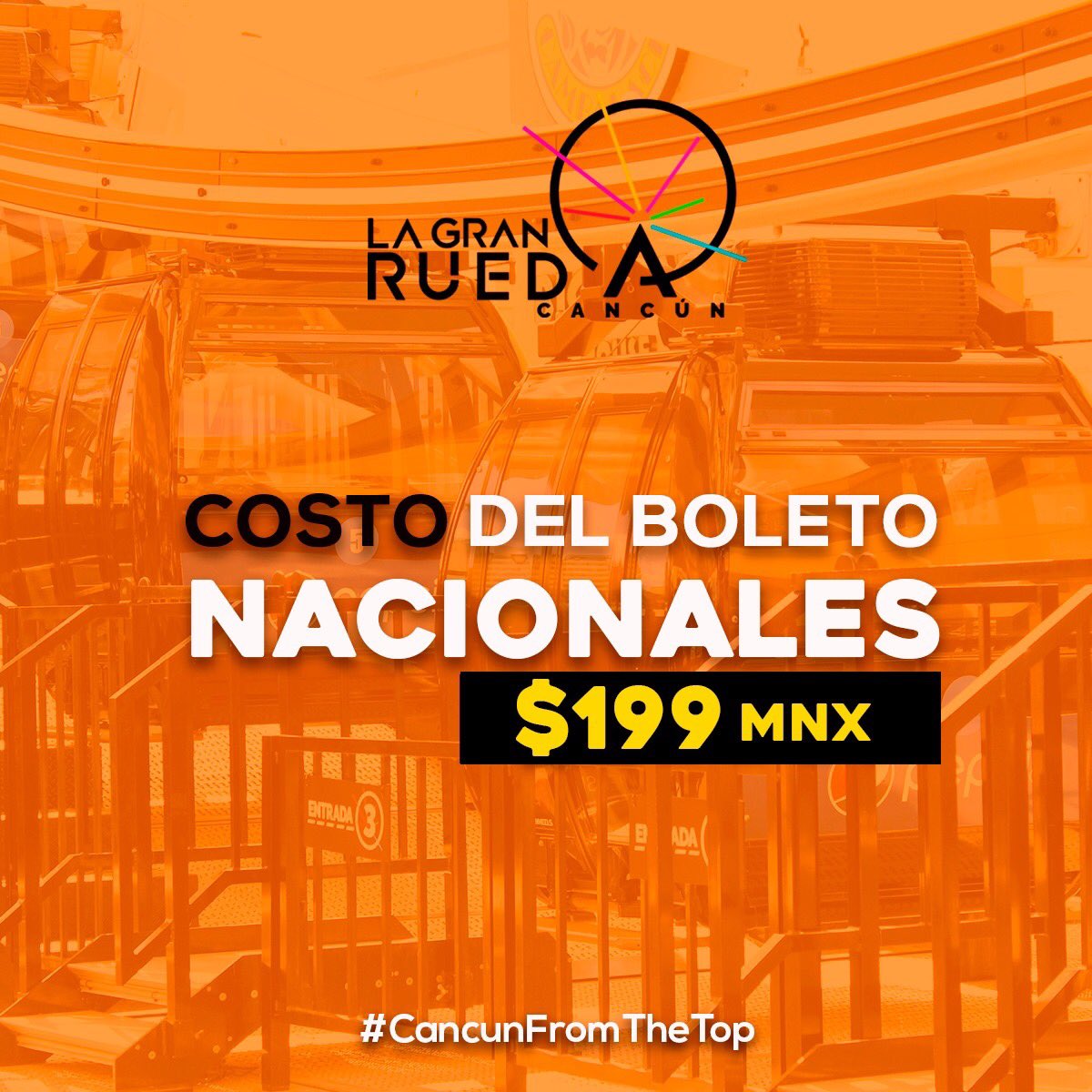 La Gran Rueda Cancun tweet media