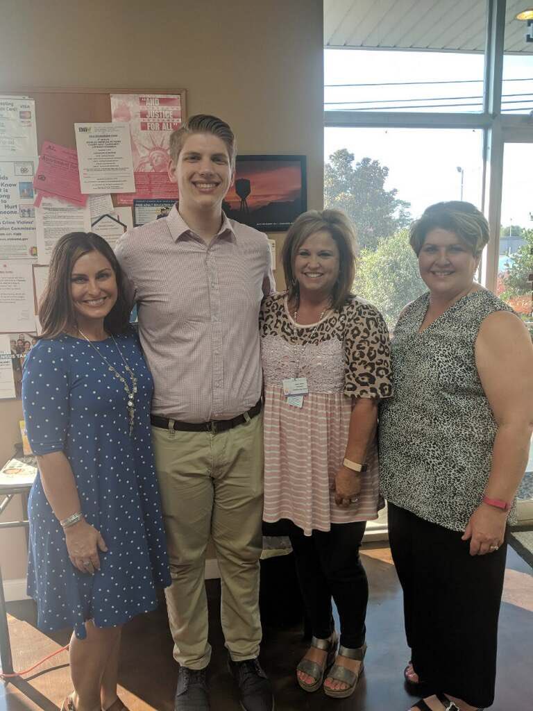 vkarnold's tweet photo. Our Microsoft PowerPoint World Champion Seth Maddox receiving a resolution from his hometown of Geraldine. @Certiport https://t.co/hwffuvzCa4