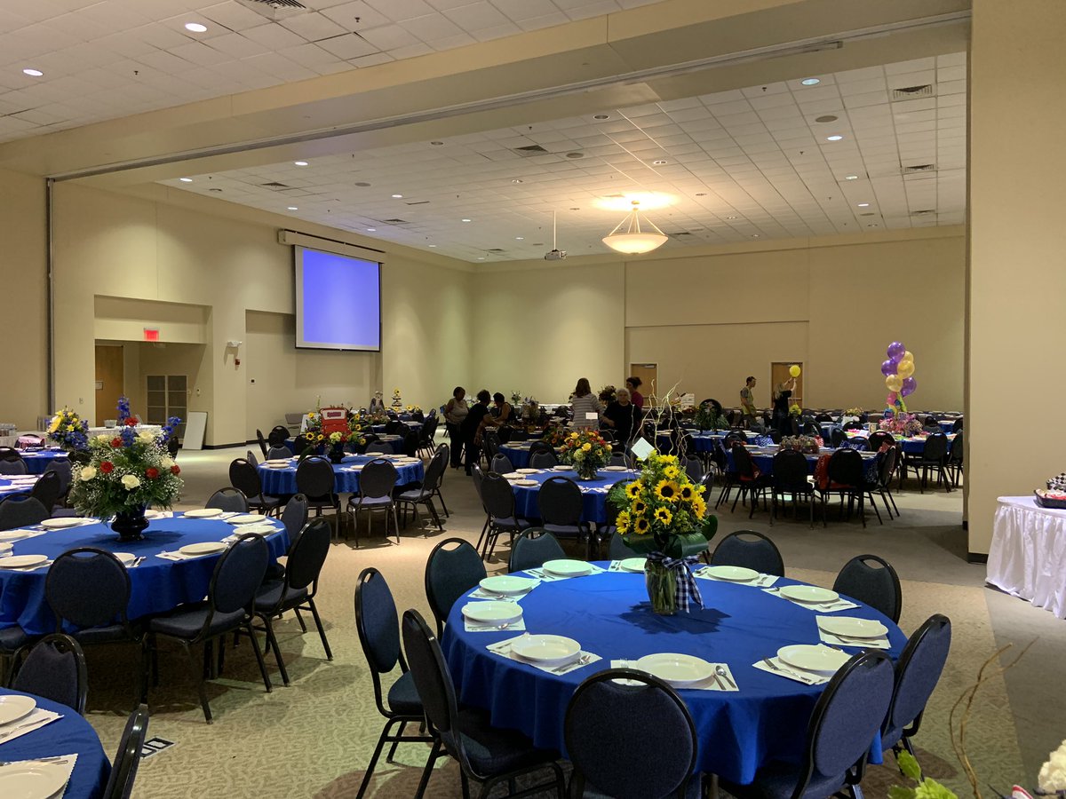 DrT_MoCoSuper's tweet photo. @MCSisBest Opening Day Breakfast 2019 for staff is tomorrow morning. We are so blessed to have the support of our entire community. Each table and centerpiece is sponsored by a different community business/organization. #WelcomeBackMoCo https://t.co/WODgPxB6Y1
