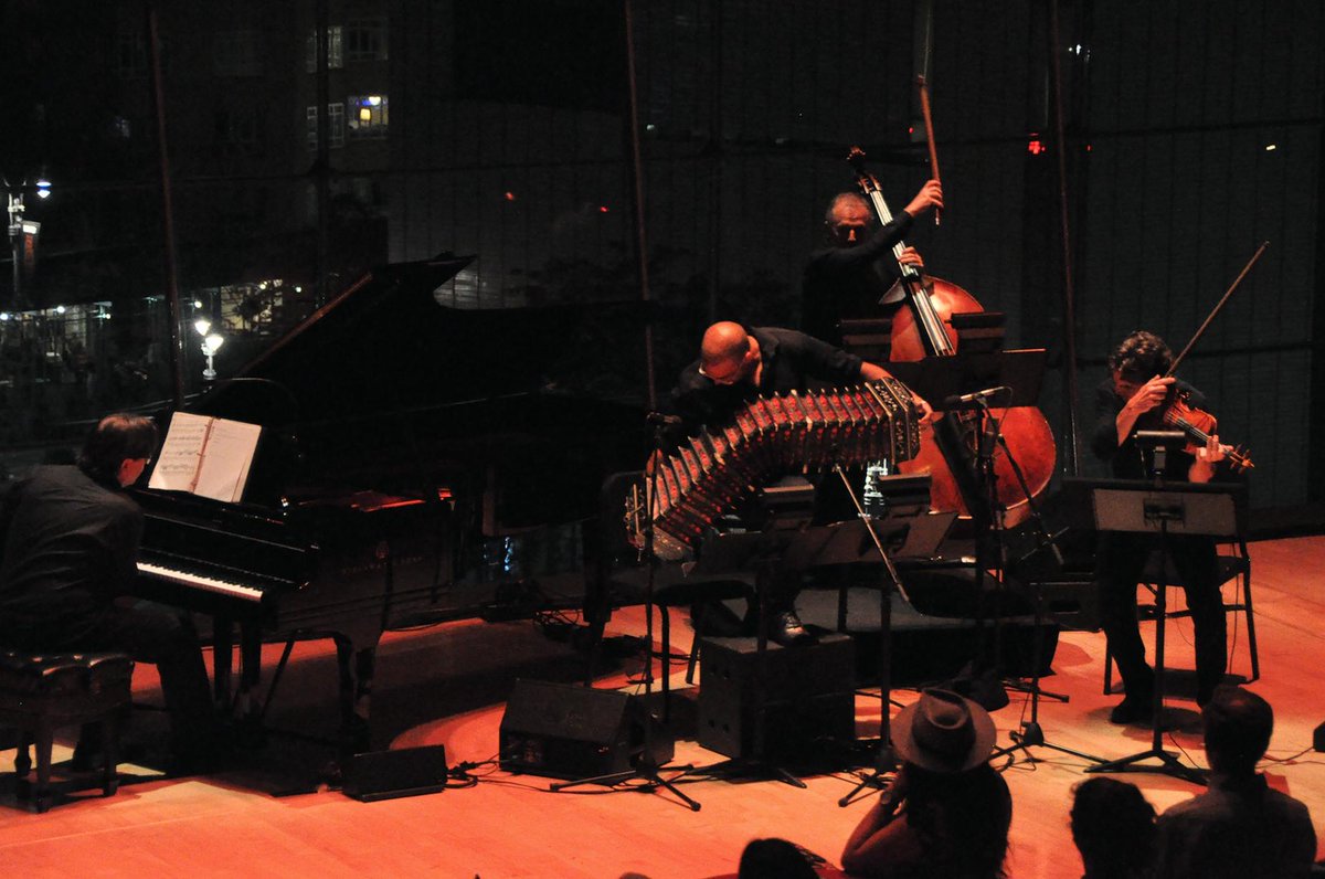 "GLORIOUS! The music of Astor Piazzolla is infectious; it tugs at your heart and very soul." -  Philip Greenberg, Artistic Director of The Kiev Philharmonic Orchestra

#TBT to "That's Not Tango" at The Appel Room, Jazz at Lincoln Center's Frederick P. Rose Hall this summer!🎶🌟