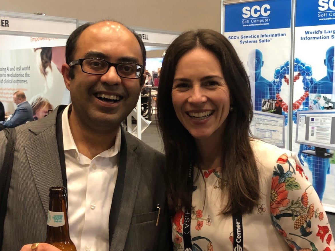 EdweanaWenkart's tweet photo. @pen_cs #HIC19 #FirstTime Golden moment was connecting with @vinkhanna whose first job was with #Machealth, #DrTomWenkart, my father/CEO. 15 yrs later we reunite @HISA_HIC ; two new careers, #sharedlegacy #connectedcommunity #Healthcareovergenerations this is #HIC19 #futureproof https://t.co/N8Yo0cjJ2d