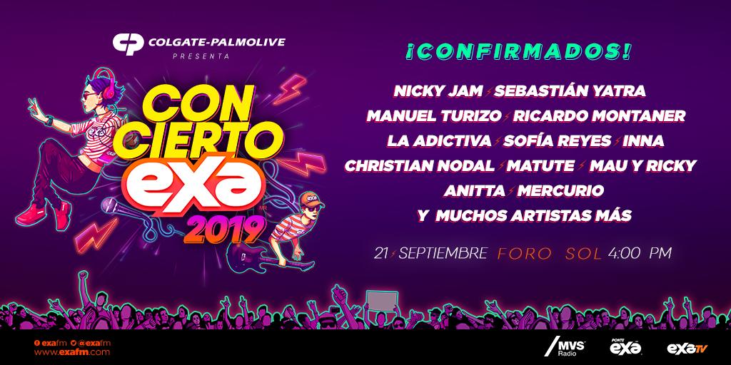 rogerenradio's tweet photo. ¡Ya viene el Concierto EXA! Marca al 51663849 o 50 ☎️ PARTICIPA y gana tus boletos.
Sigue usando el HT #MeDeclaroCulpableDe https://t.co/zOuIPk2rtS