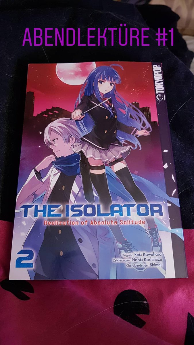 nyancore's tweet photo. Mal gucken wie der zweite Band wird

#MyMangaYear #theisolator #tokyopop #abendlektüre https://t.co/Pc58yGVpbt