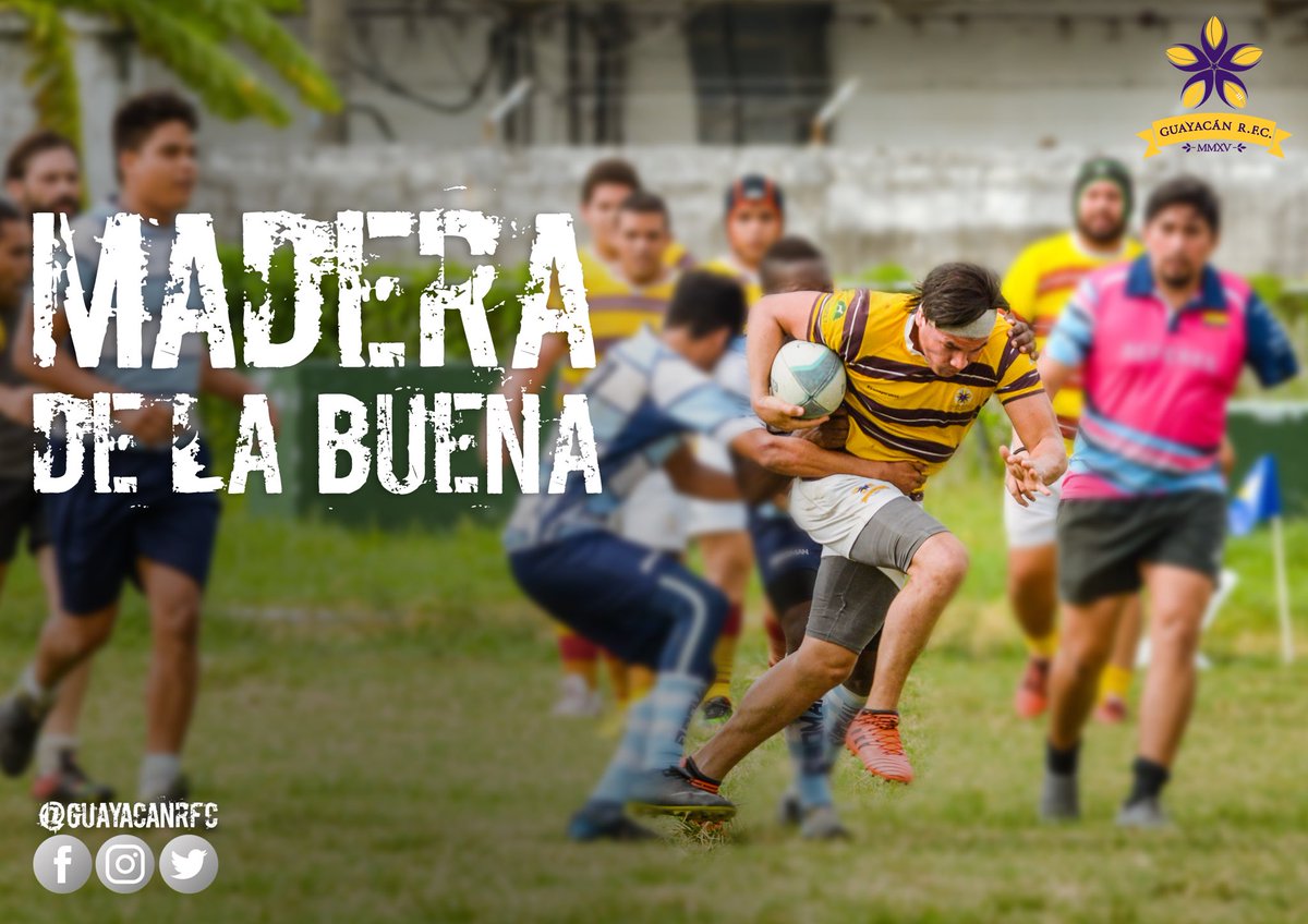 Entrena con nosotros y se parte de esta Familia!💛💜
Entrenamos en la cancha de la ciudadela Sauces 2, al lado del Colegio Clemente Yerovi. 
Martes y Jueves a las 20h00.
Masculino y Femenino
Te esperamos 💪🏾💪🏼💪🏾
#SomosGuayacan
#MaderaDeLaBuena
#Rugby #Guayaquil #Deportes
