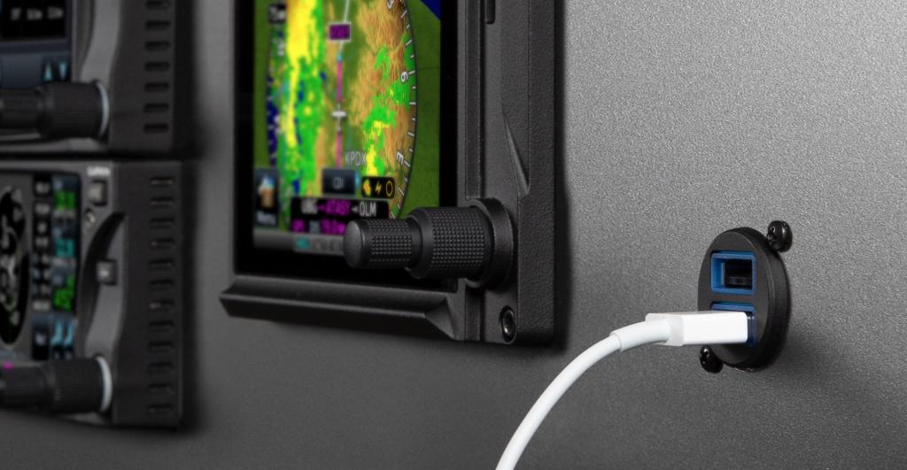 GarminAviation's tweet photo. Install it in your instrument panel. Install it in your cabin side panels. Wherever you choose, you'll have plenty of power to keep two portable devices running with the GSB 15 USB charger » https://t.co/dExzJjJAww https://t.co/Aiz4duovq7