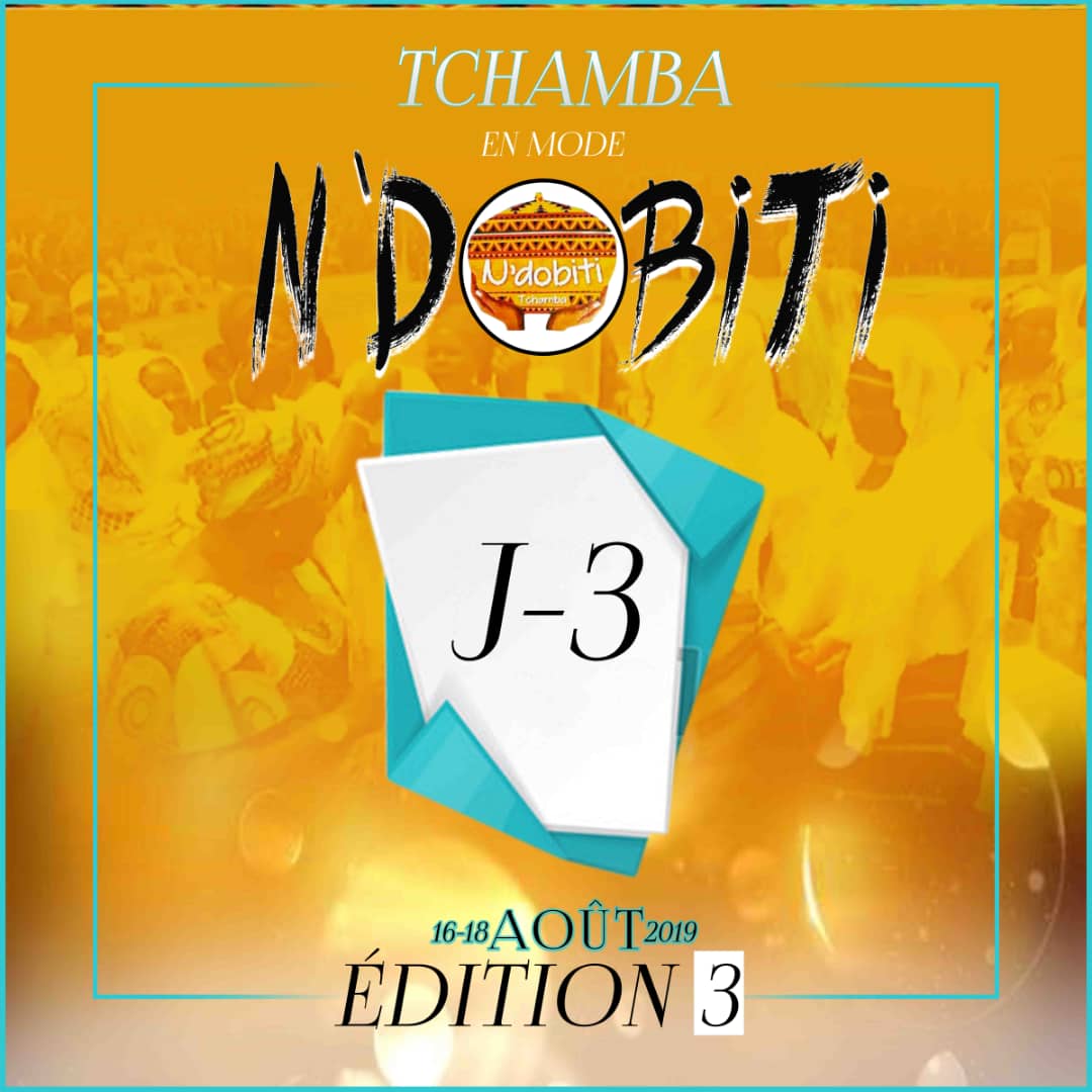 N'dobiti, la fête traditionnelle des filles et fils des cantons de Tchamba, Larini et Alibi I, c'est dans trois (3) jours.

#Ndobiti2019
#Tchamba
#Larini
#Alibi_I