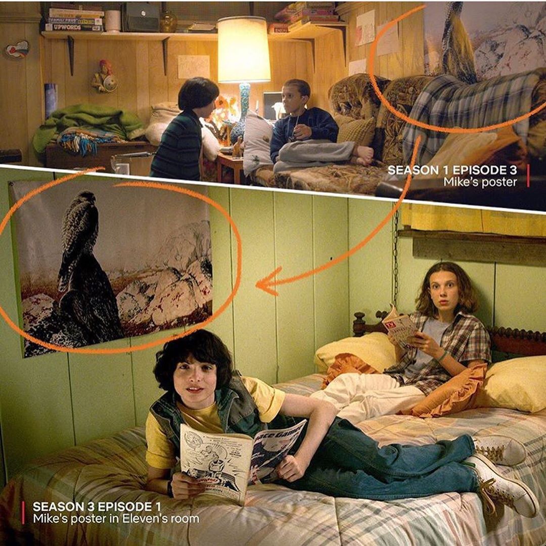 StrangerNews11's tweet photo. Pequeños Detalles...👽🔎❤️ #StrangerThings https://t.co/g801ktviJW