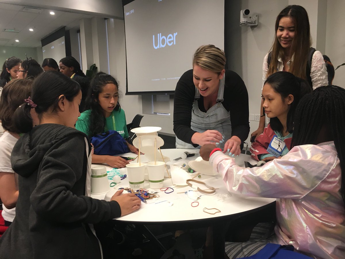 There might be nothing greater than girls and women working together to create something great. Thank you <a href="/Uber/">Uber</a> for lending your incredible space and staff to inspire our students today. #TechnovationGirls