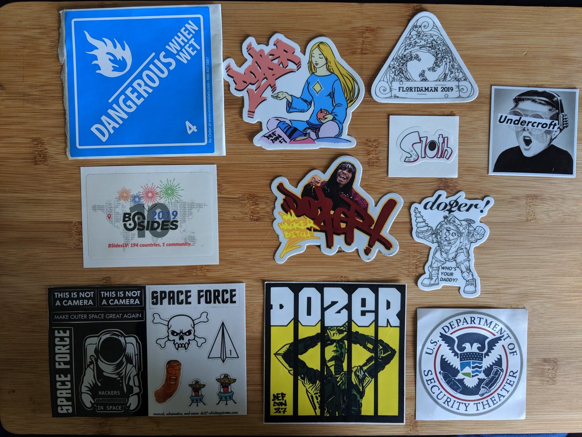 infosecanon's tweet image. Unpacking from #DEFCON27