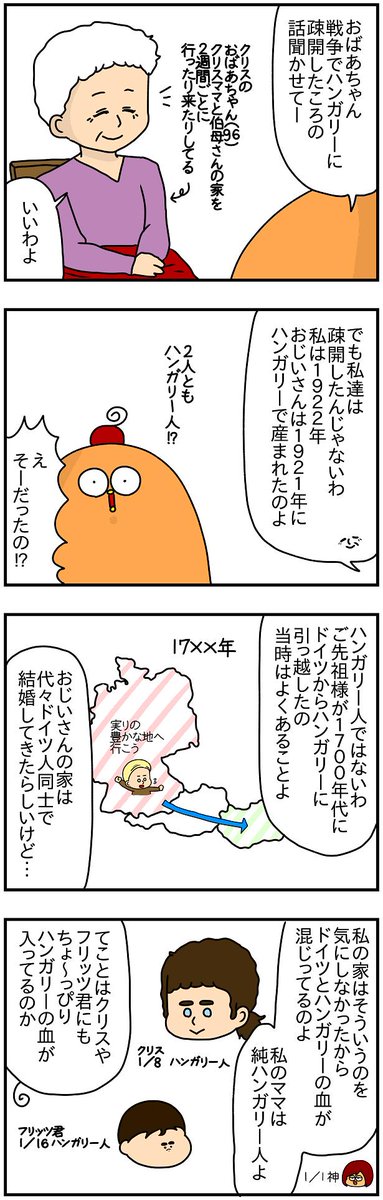 ハンガリー産まれドイツハーフのおばあちゃんの戦争体験①
#第二次世界大戦
#戦争
#戦時中
#終戦記念日