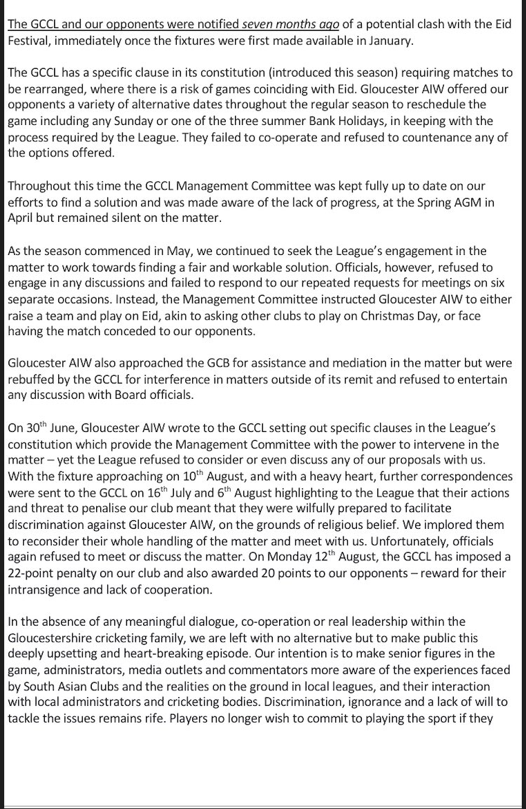 Gloucester AIW CC tweet media