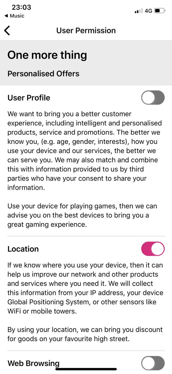 muxcmux's tweet photo. @threeuk which way is off? #darkdesignpattern https://t.co/vRRcoiFX4e