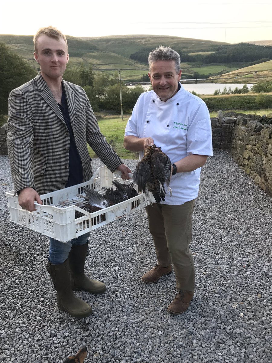 butlersderby's tweet photo. Getting ready for our Grouse Demo &amp; Dine evening, collected from today’s shoot on the moors above Glossop #wildchef https://t.co/S198vSR6Bq