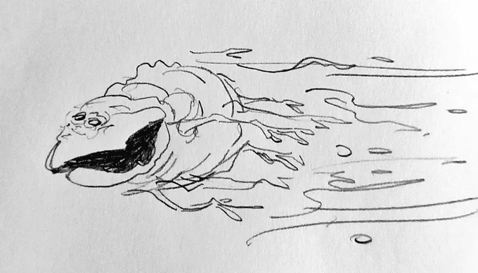 got killed! splat! 