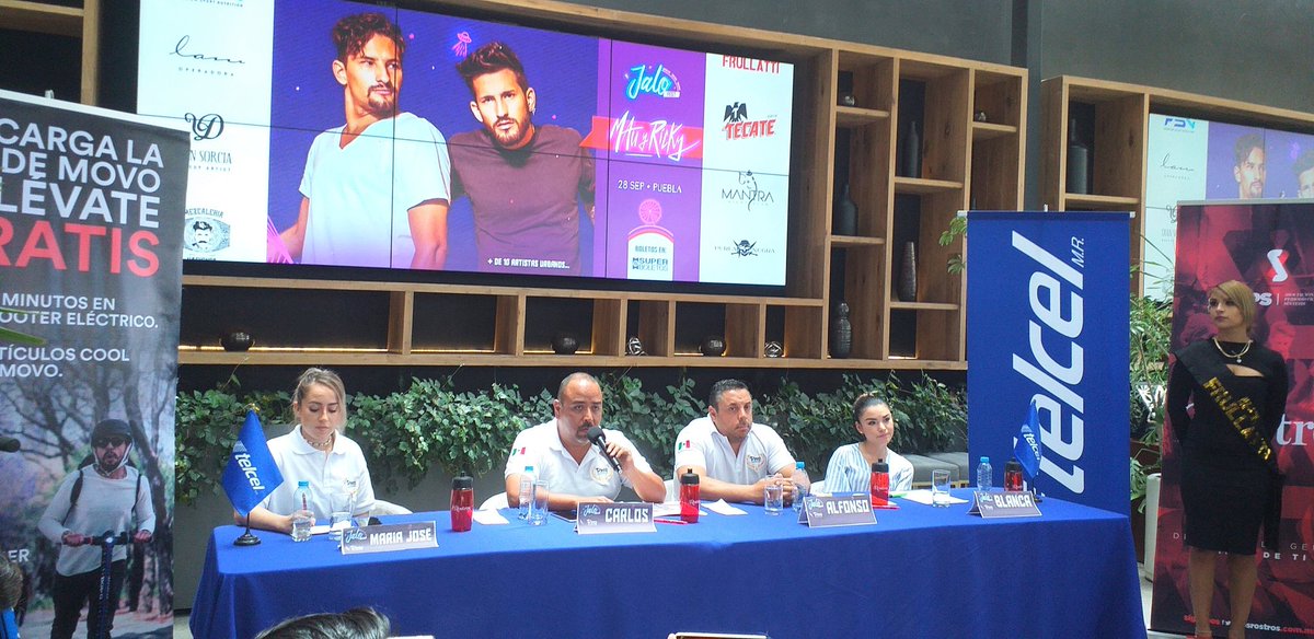 NewlandsPuebla's tweet photo. Hoy en Rueda de Prensa presentaron todos los detalles de lo que será el #JaloFets este próximo 28 de septiembre en #Puebla https://t.co/ulEt3Azp8T