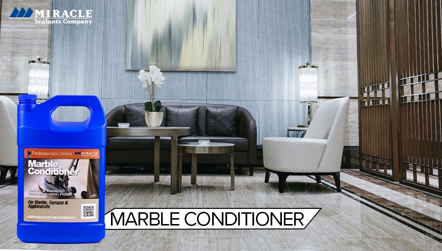 MiracleSealants's tweet photo. Marble Conditioner is a recrystallization treatment designed to maintain the polish of marble, terrazzo and agglomerate surfaces.
.
🔍 See Product: https://t.co/js9Wu5XNf1
📄 Product Data Sheet: https://t.co/jxoO2OXoEZ https://t.co/qxtcG7Ey8H