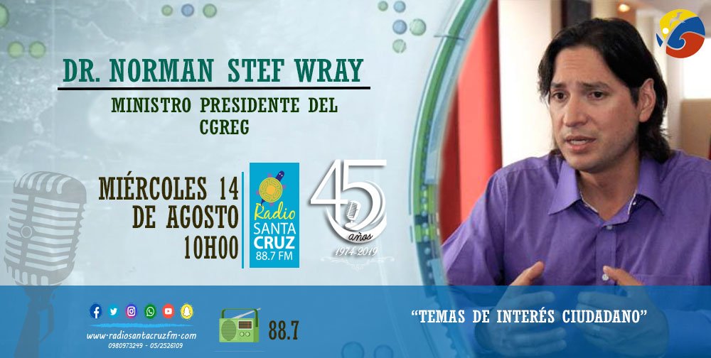 santacruzradio's tweet photo. Mañana| Entrevista a Ministro Presidente del @CGGalapagos  @normanwray  en @santacruzradio88.7 
Temas de Interés Ciudadano.
Programación #ImpactoMusical 📻

Sintonizanos en 🎙️ https://t.co/N09o3pmXLZ #Galápagos https://t.co/G4QDZyddUS