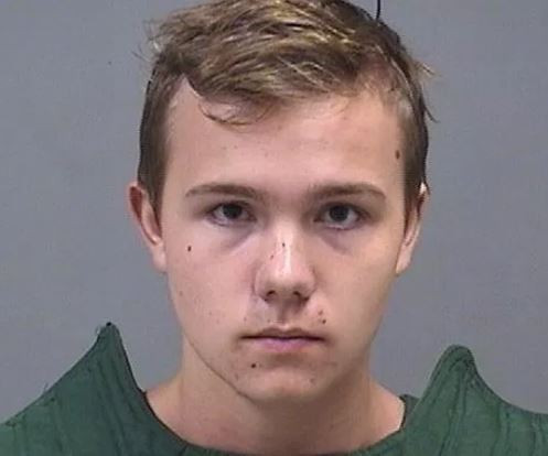 MarkOtabor's tweet photo. His name is Justin Olsen from Ohio he is 18 yrs old currently being investigated by the FBI, with enough arsenal to start a civil war, 
*including 18 rifles, 
*10 auto pistols, 
*10,000 rounds of ammunition

Just look at his innocent face for christ sake.😡😡 https://t.co/1A44DMslha